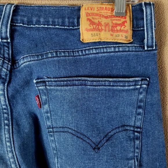 Levi's STRAUSS & Co  514 Men's jeans Straight Relaxed Size 32/30 - Picture 11 of 12